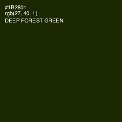 #1B2801 - Deep Forest Green Color Image